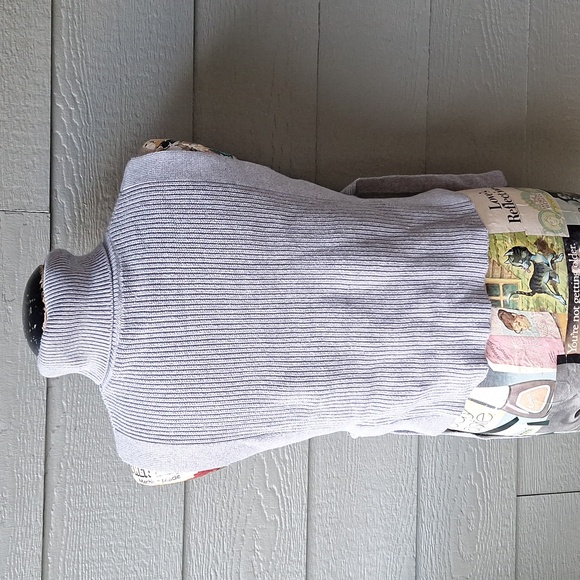 Athleta double time silk cotton blend sweater vest with adjustable side ties S - Picture 5 of 9